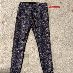 GOOD AMERICAN SNAKE LEGGINGS-BRAND NEW